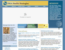 Tablet Screenshot of dmahealth.com